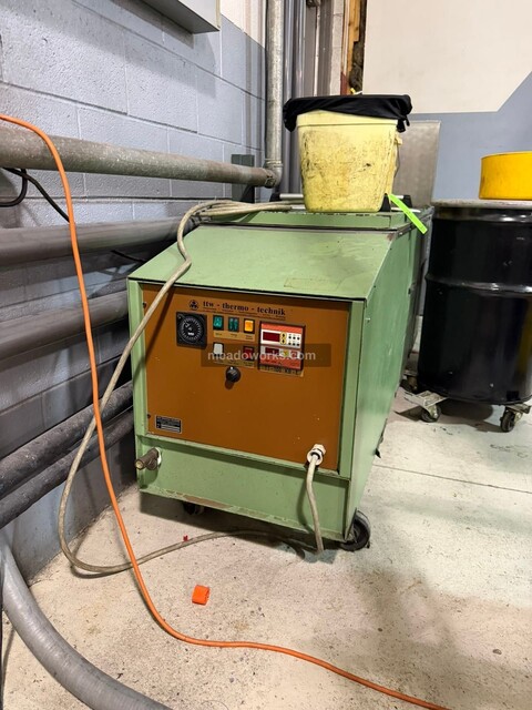 ttw-thermo-technik #TT-100-KB-E, Portable Thermolator, MP-694 controller, dual heating stages, on casters