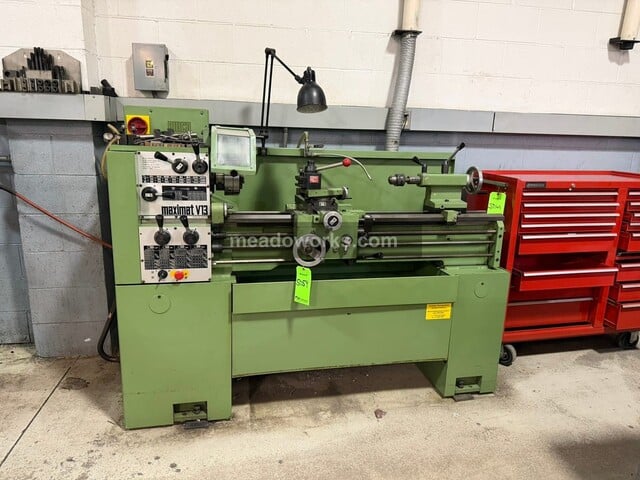 13" x 40" Emco #Maximat-V13, Engine Lathe, 30-2500 RPM, 3-jaw chuck, Dorian quick change tool post, tailstock