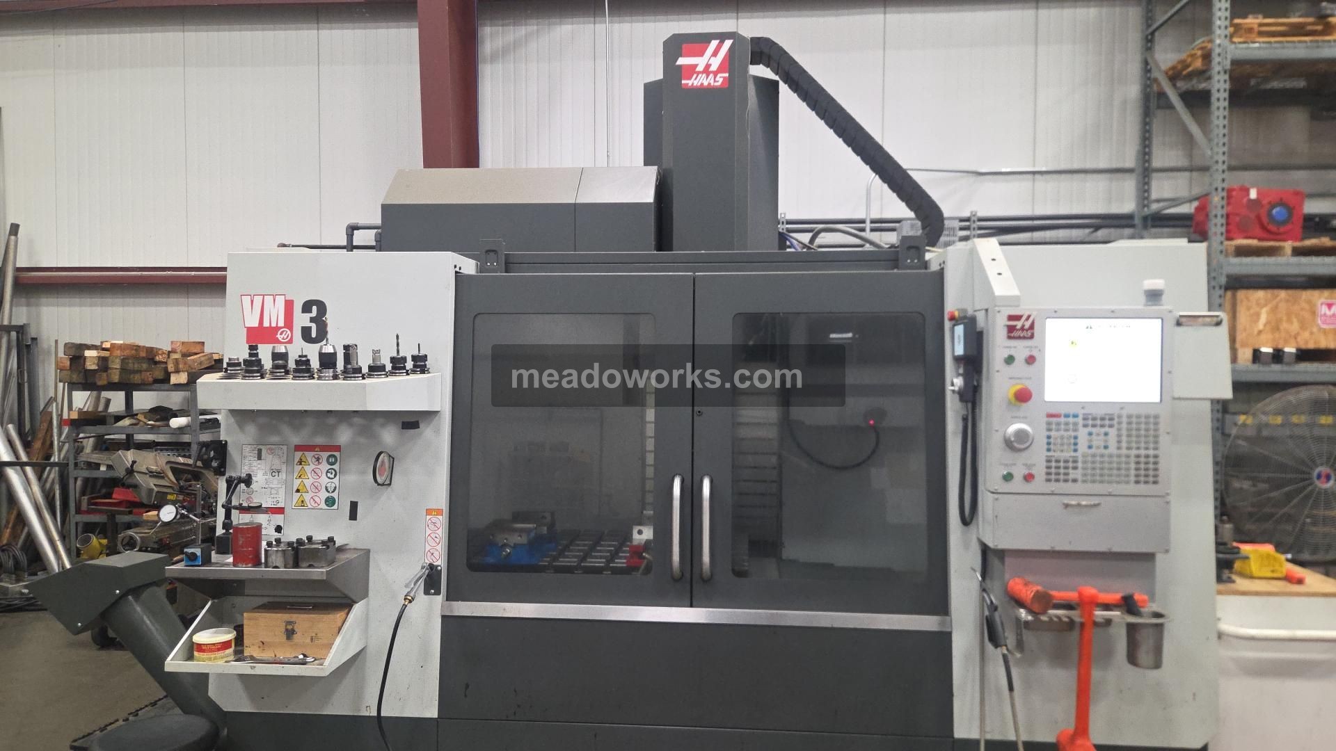 Haas #VM-3, CNC Vertical Machining Center, 40" X, 26" Y, 25" Z, 54" x 24" table, 12,000 RPM, 40 taper, 30 HP