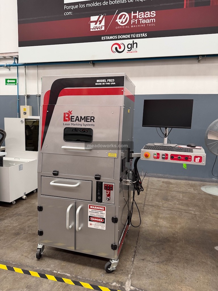 Beamer #FB23, Laser Marking Machine, 20 watt, 24" x 28" opening, 110 V., 2024