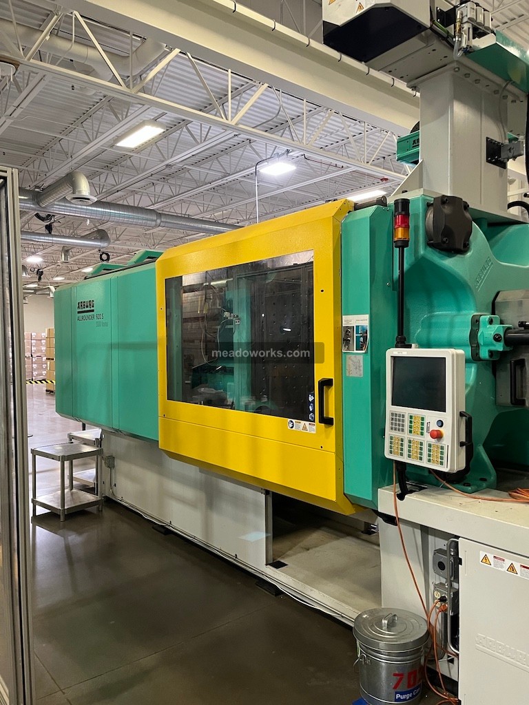 550 Ton, 25.5 oz., Arburg #Allrounder-920S-500-2100/400, 2-Shot Injection Molding Machine, 36.22" x 36.22"