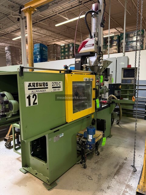 56 Ton, Arburg #Allrounder-Centex-270-C-500-100, Hydraulic Injection Molding Machine, 24 HP, Actionica