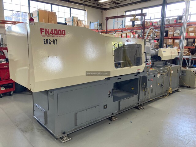 197 Ton, Nissei #FN4000, Injection Molding Machine, 20.9" x 20.9" tie bar spacing, 30.3" x 30.3" platen