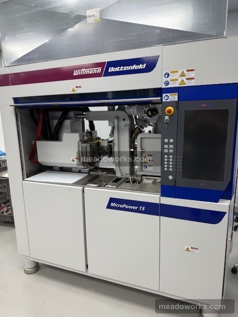 15 Ton, Wittmann #MicroPower-15/10-H, Micro Injection Molding Machine, rotary table, Tempro plusD Micro140