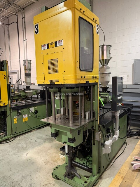 38.5 Ton, Arburg #Allrounder-270-M-350-90, Vertical Clamp Injection Molding Machine, 1" screw, 16.9 HP