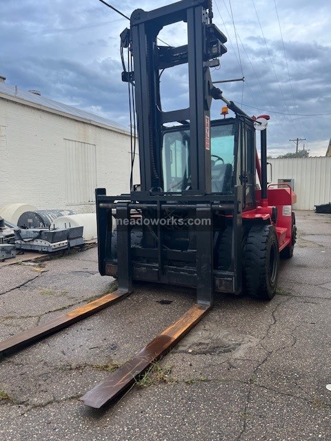 30,000 lb. Taylor #T300M, Rough Terrain Forklift, full enclosure