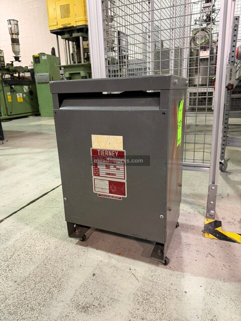 15 KVA 230 Primary, 380Y/220 Secondary, Tierney Electrical, Dry Type Transformer, 3 Phase, 60 Hz., 150°C