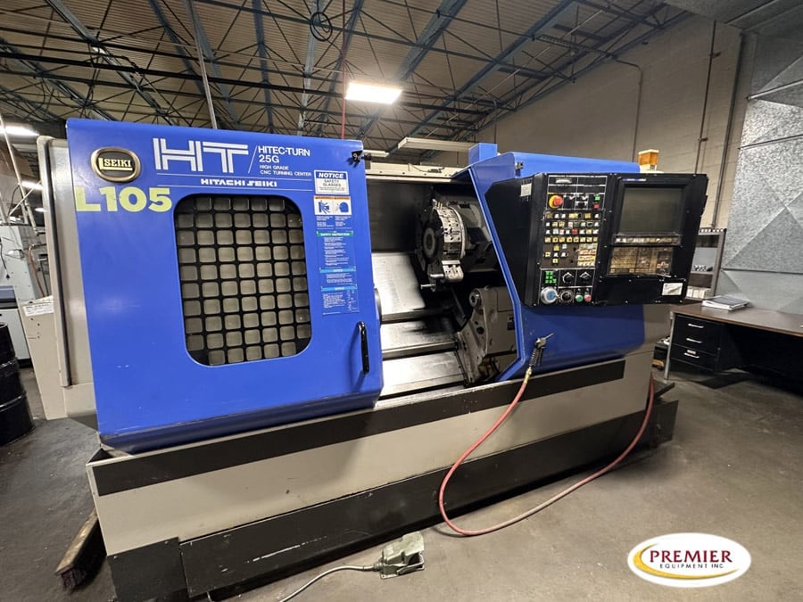 Hitachi-Seiki #HT-25G, 24.4" swing, 2.5" bar, 19.7" machining diameter, 42" machining length, 1995