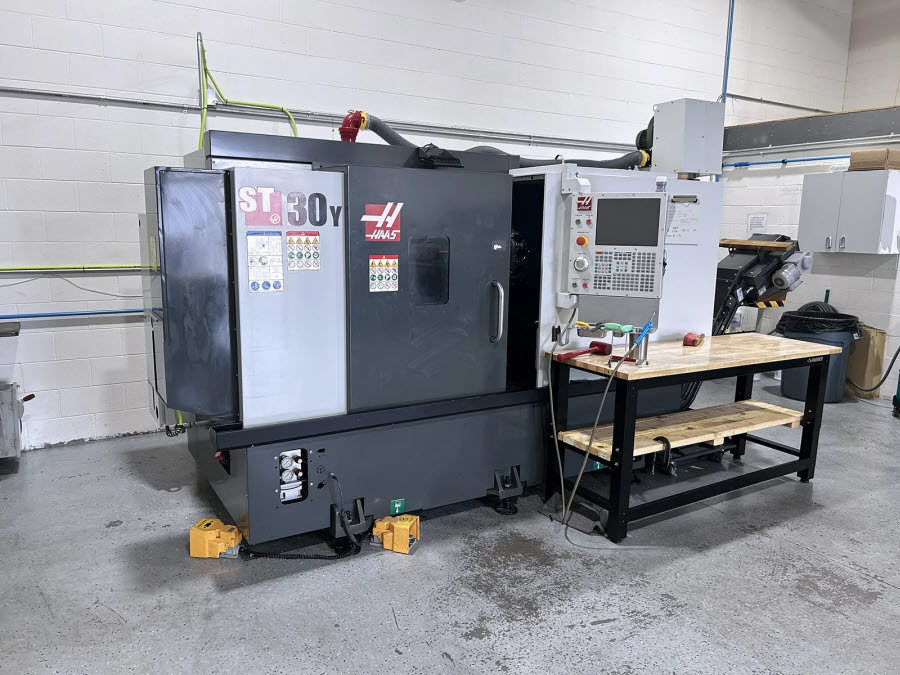 Haas #ST-30Y, Next Generation Control, 21" swing, 10" hydraulic chuck, 3" bar, rigid tapping, live tooling