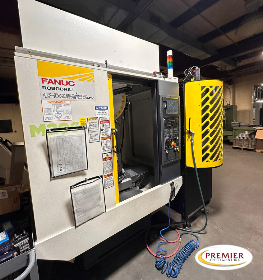 Fanuc #Robodrill-D21MiB5ADV, with robot, Plus-K automation CNC drill tap, 24000 RPM, 2021