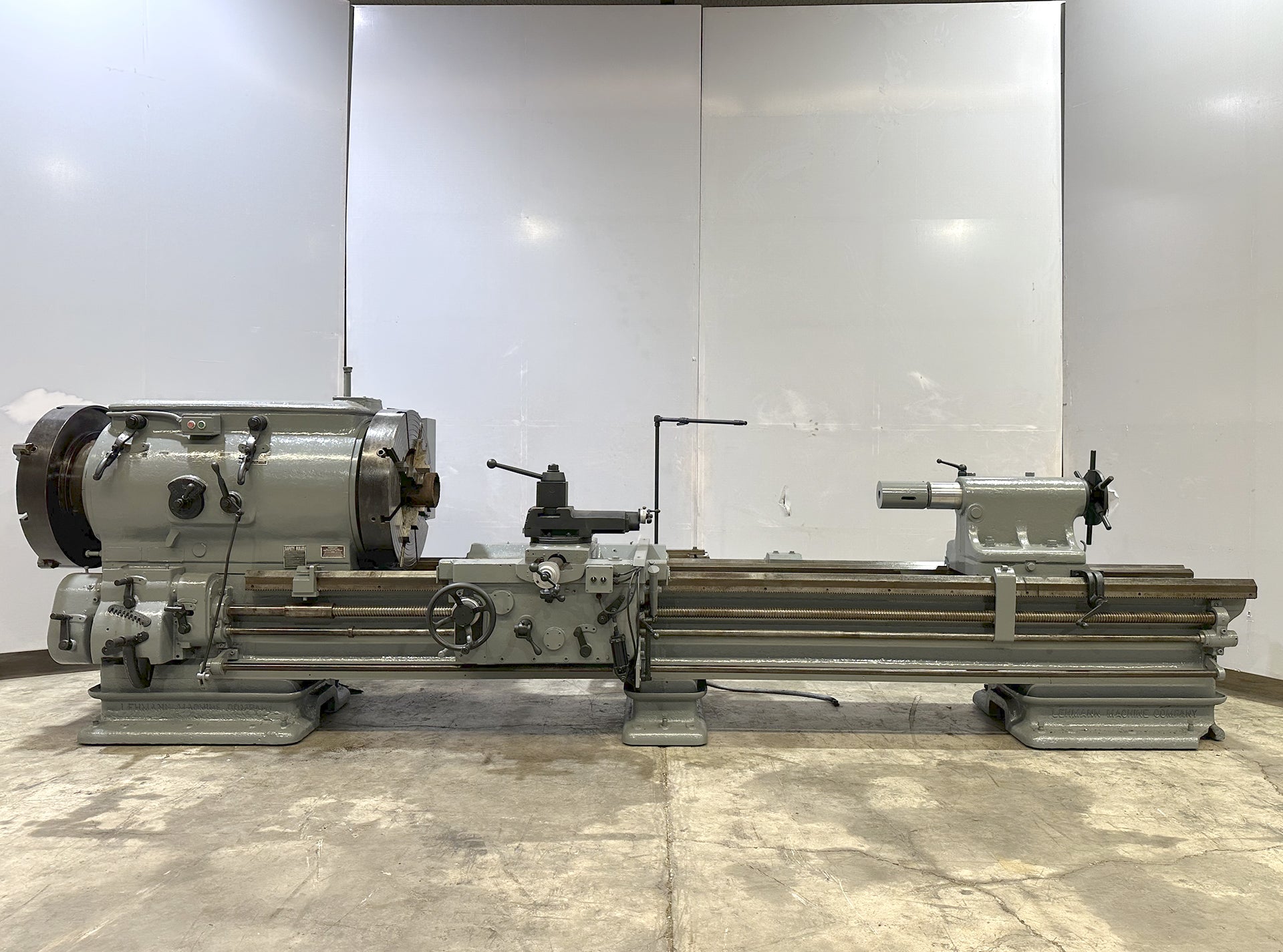 Image for 32" x 134" Lehmann #Trident-Hydratrol, oil country hollow spindle lathe, 16.5" bore, taper threading, 220-440 V., 3-phase