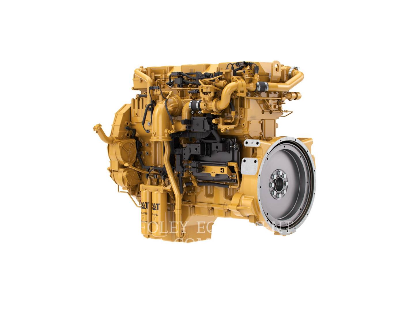 456 HP Caterpillar #C13IN, diesel engine, Tier 4F, sound attenuated enclosure #1 flywheel housing, 24 Volts
