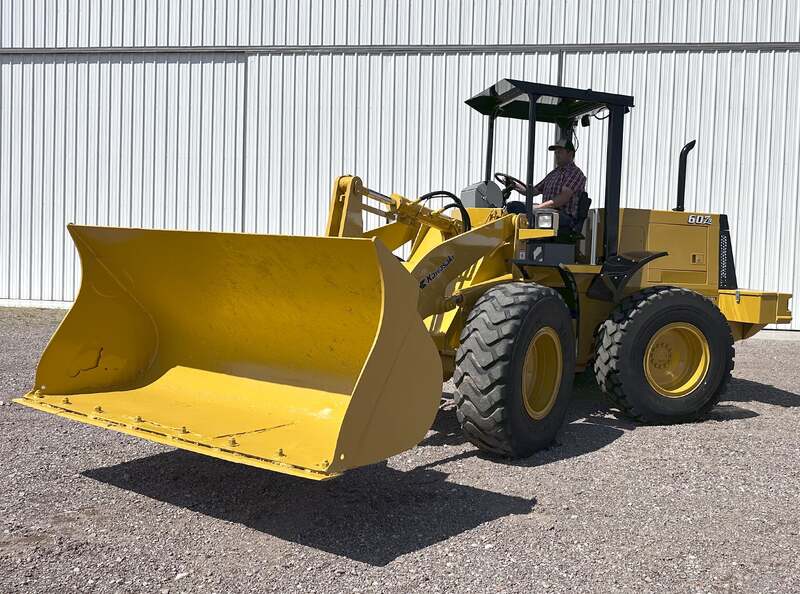 Kawasaki #ZIV, wheel loader, 3 cu.yd. bucket, Cummins B5.9-C 6-cyl. diesel, 4x4, pneumatic tires, 15544
