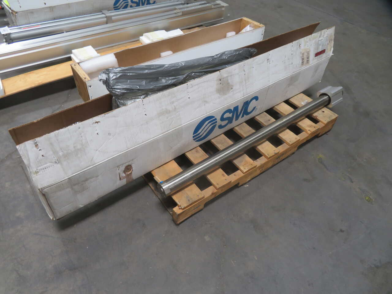 2.5" Bore, SMC #CY3B63-1200, Pneumatic Rodless Cylinder