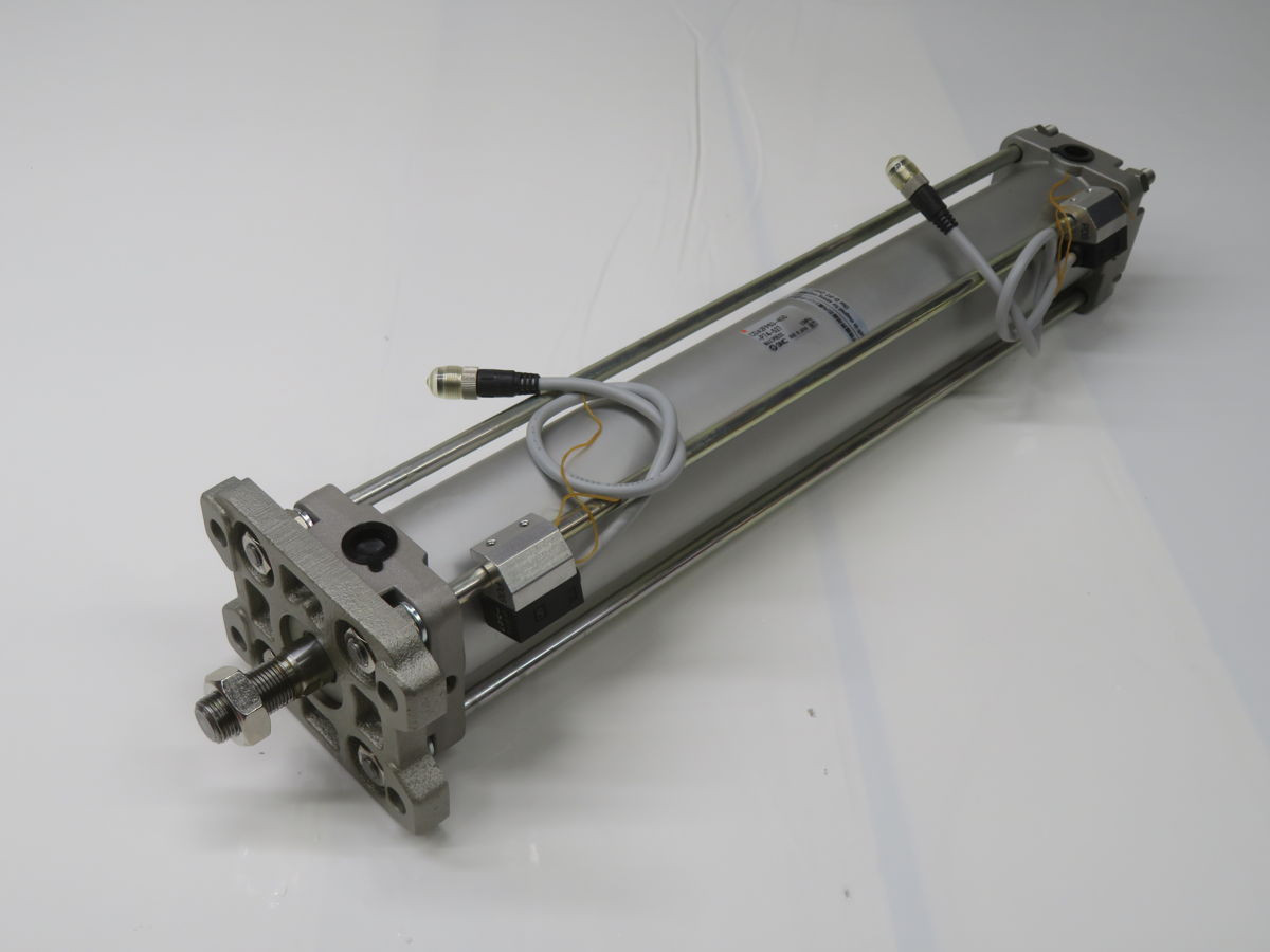 SMC #CDA2FP63-400-P74-527, High Magnetic Field Resistant Tie-Rod Pneumatic Cylinder