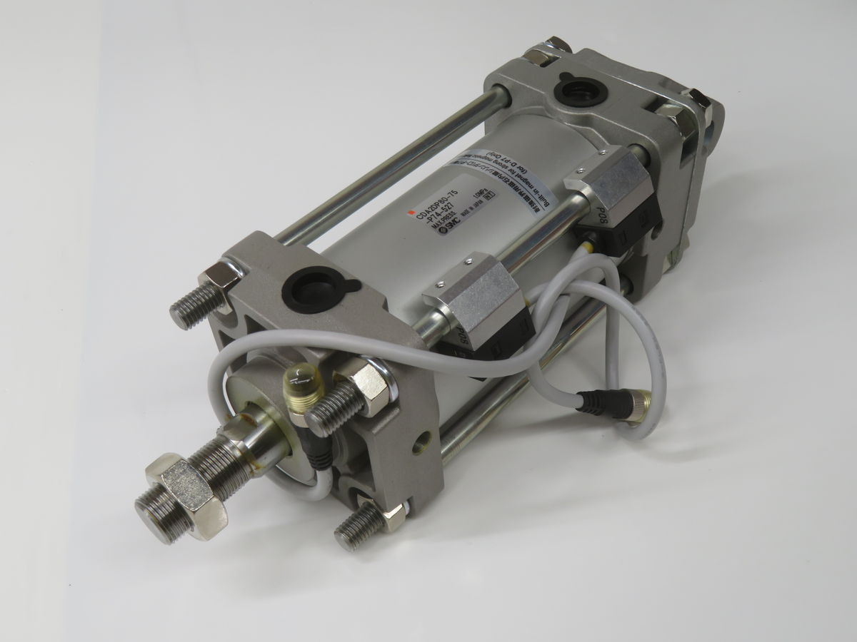 SMC #CDA2DP80-75-P74-527, High Magnetics Field Resistant Tie-Rod Cylinder