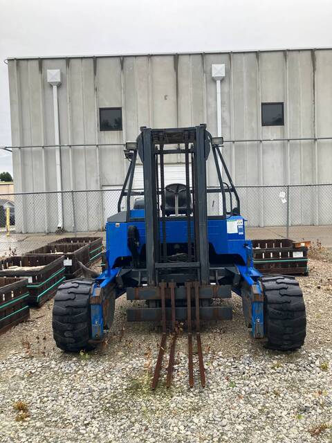 5,500 LB Princeton #PB55, Diesel Sit-Down Forklift, 120" max. fork height, pneumatic tires, 2015