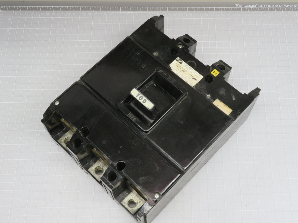 100 Amp, Federal Pacific #NJL631100, Type NJL Circuit Breaker, 600 VAC