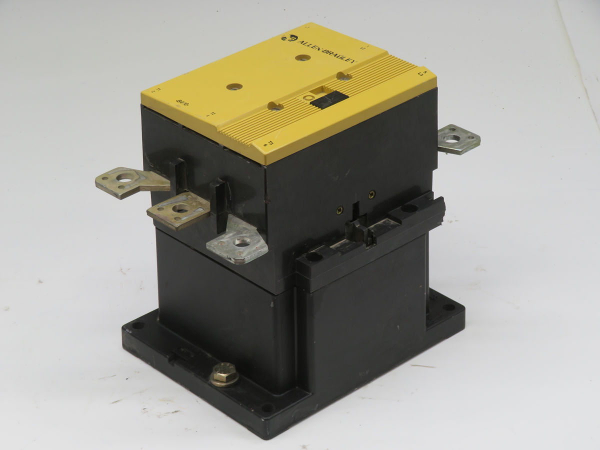 400 Amp, Allen-Bradley #100-B400NB3, Contactors, 3-POLE, 400A AC-3 Current, 440/480V AC Coil
