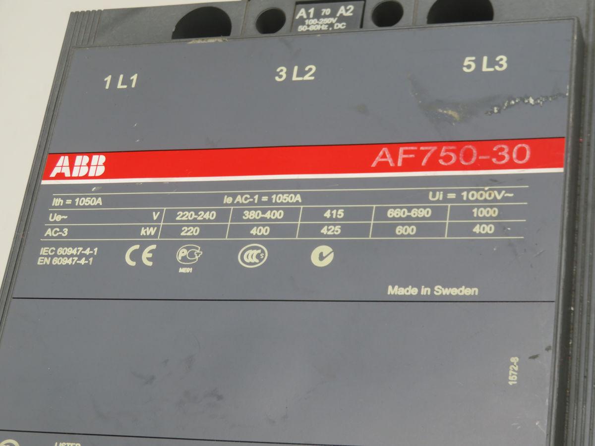 ABB #AF750-30, Contactor