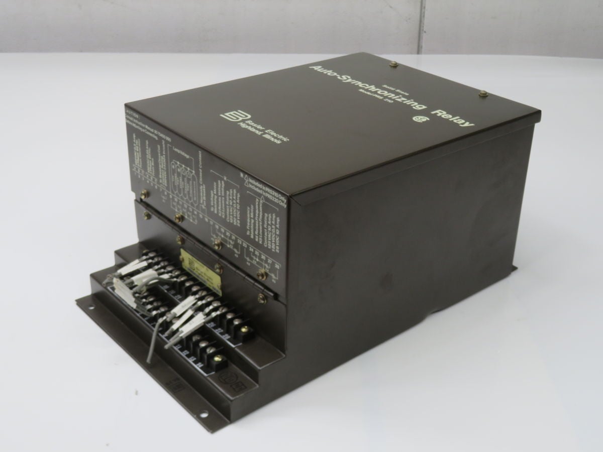 Basler #PRS 210, Solid-State Auto-Synchronizing Relay