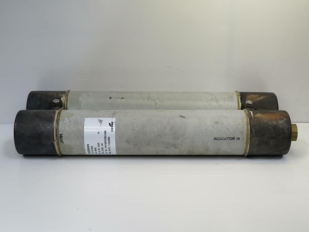 Image for Bussmann #MV155F2DBX150E, Code DD Fuse, 15.5 KV, 150 A