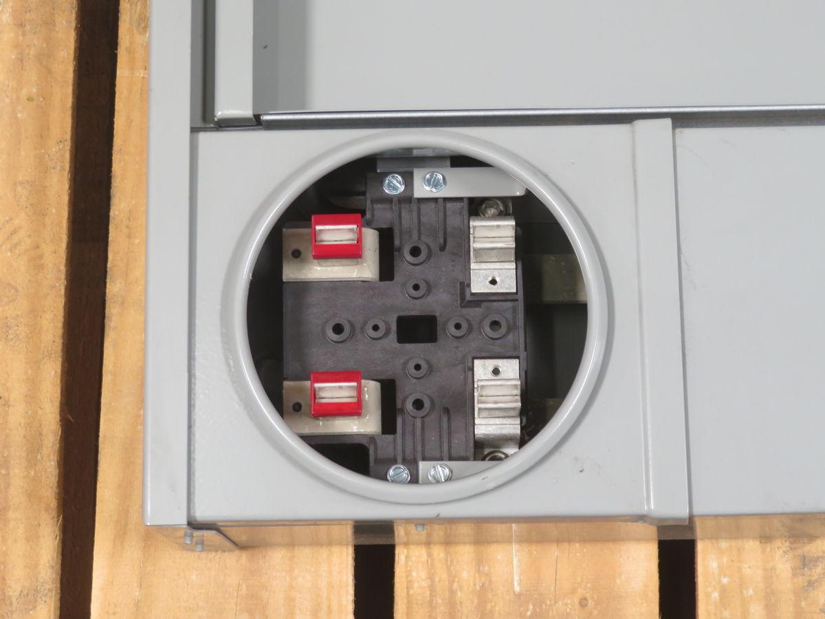 200 Amp, Eaton MBE4040B200BSH, Meter-Breaker, 200A Main, 120/240V AC, 40 Circuits, 10KA Aic, NEMA 3R