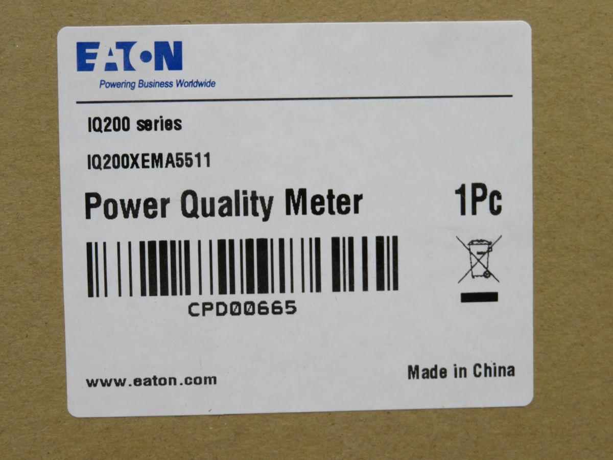 Eaton #IQ200XEMA5511, Power Quality Meter
