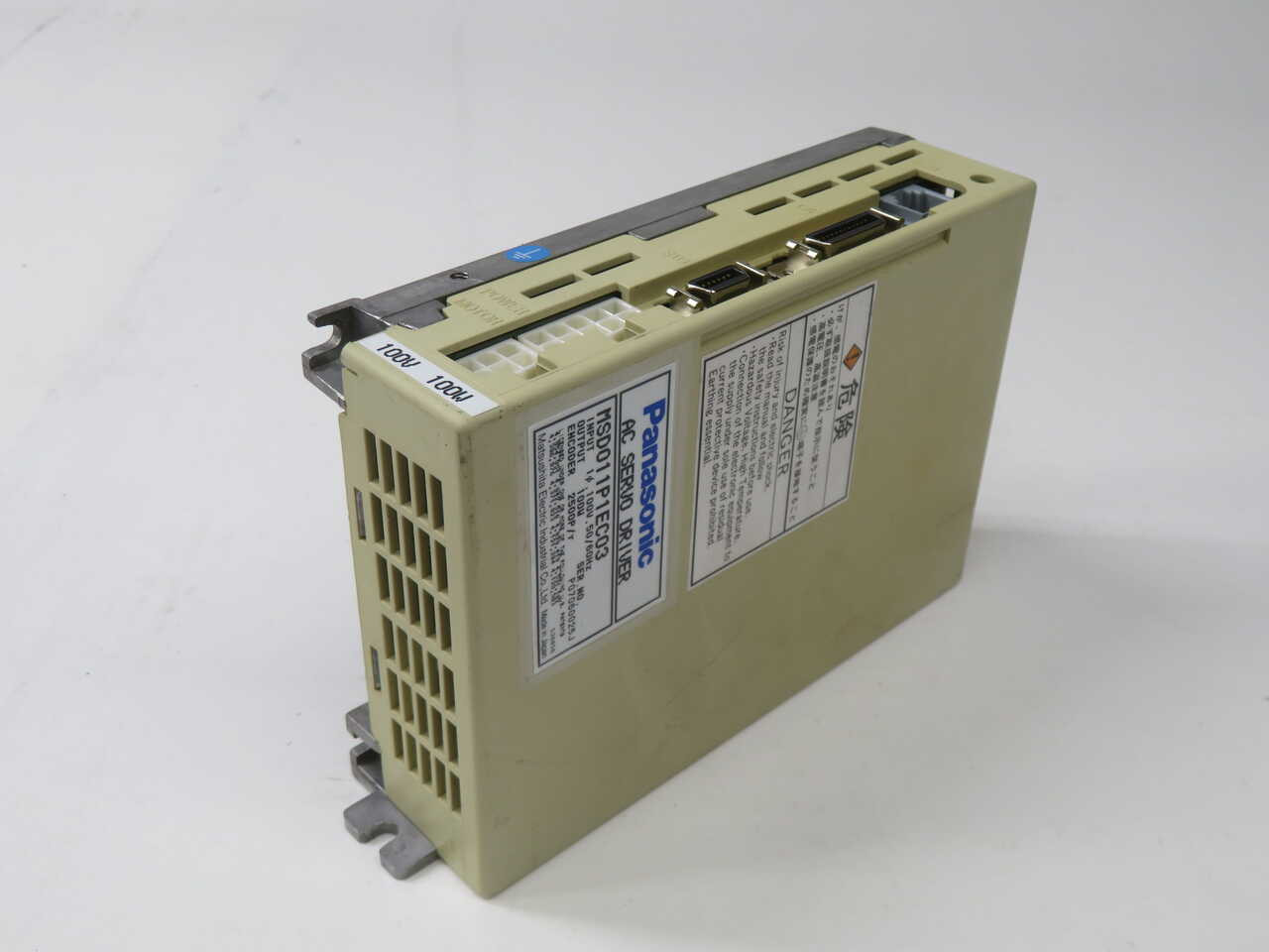 0.1 KW Panasonic #MSD011P1EC03, AC Servo Driver