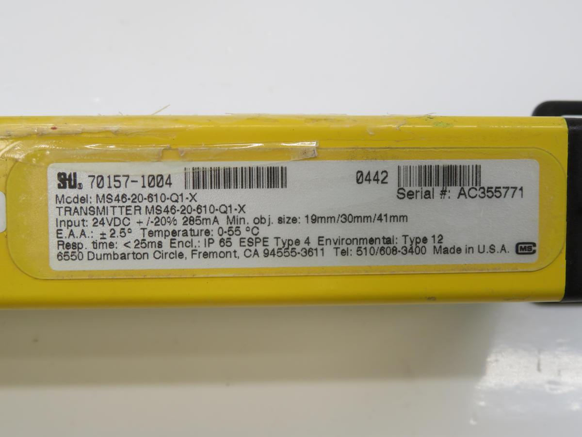 Omron #MS46-20-610-Q1-X, Light Curtain Transmitter
