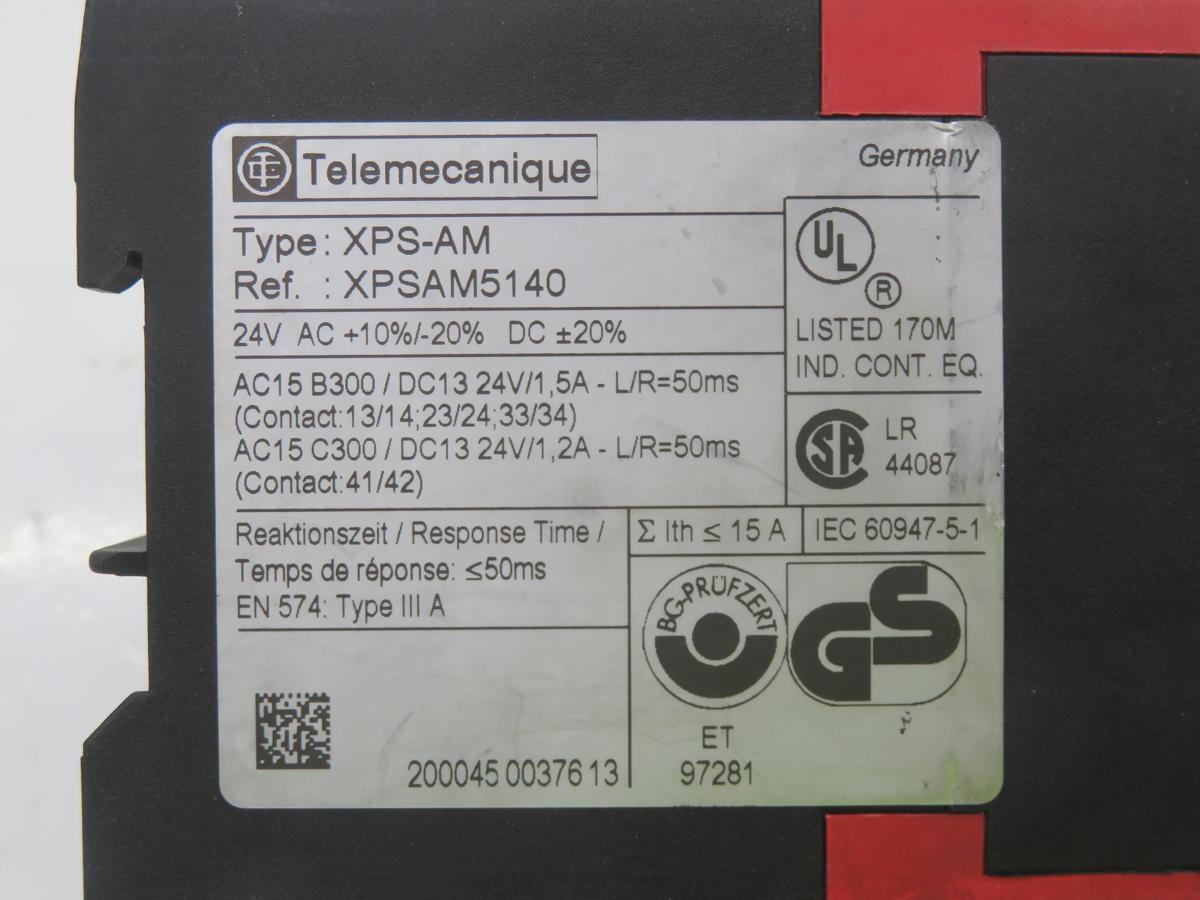 Telemecanique #XPSAM5140, Safety Relay
