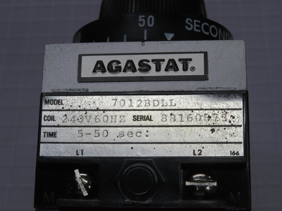 Agastat #7012BDLL, Time Delay Relay