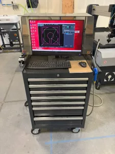 Omax #Maxiem-1530X, CNC Waterjet, 10' x 5.2' table, 50 HP pump, 60,000 psi max. cutting pressure, Maxjet 5i
