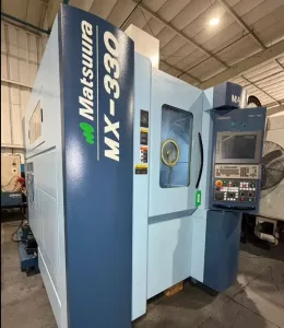Matsuura #MX-330, CNC Vertical Machining Center, 17.1" X, 18.3" Y, 22" Z, 11.81" table diameter, 25 HP, 15000