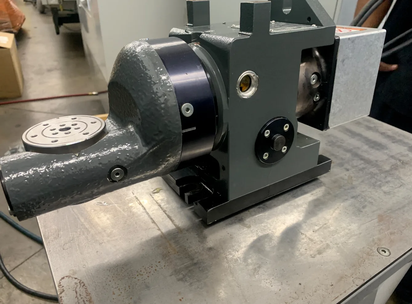 Haas #TRT70, 5th Axis Trunnion Table, NGC software, HA5CS Firmware 26.38 servo box control, Sigma-5 servo