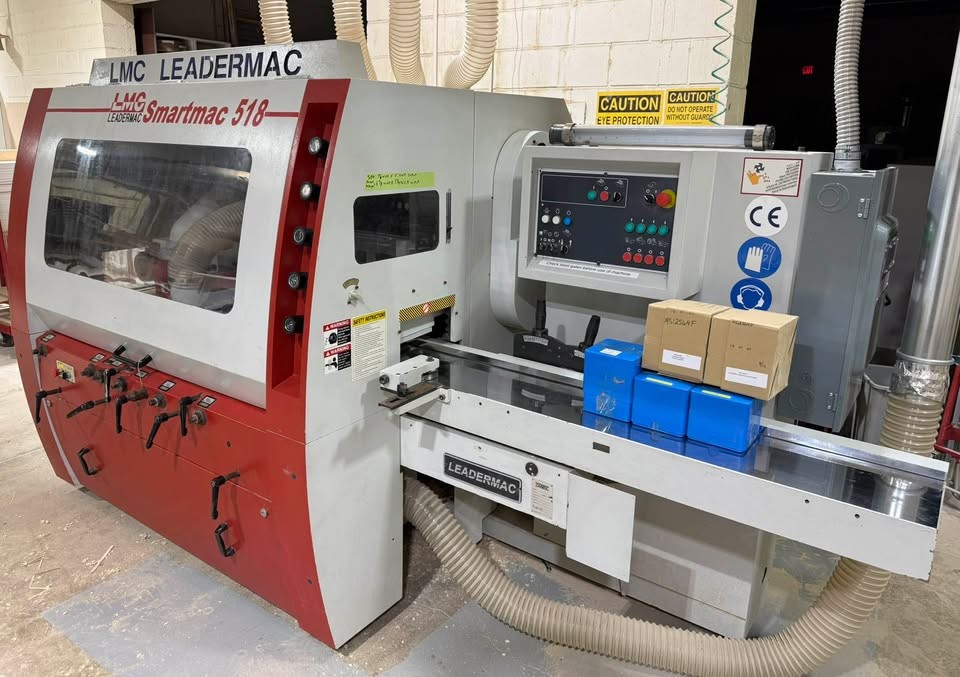 Leadermac Smartmac 518S Cantec Four Sided Moulder & Dies