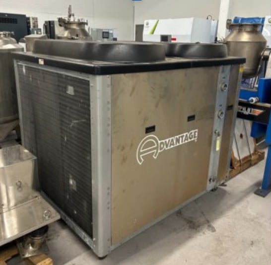 14.5 Ton, Advantage #MGD-15A-FF, Portable Air-Cooled Process Chiller, R-410A refrigerant, 15 HP scroll