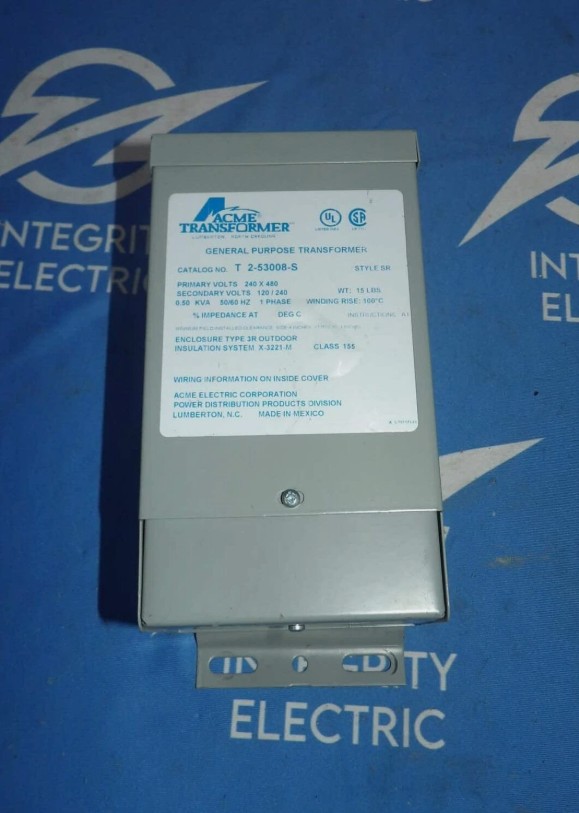 Image for .5 KVA 240/480 Primary, 120/240 Secondary, Acme #T-2-53008-S, Transformer, 1PH