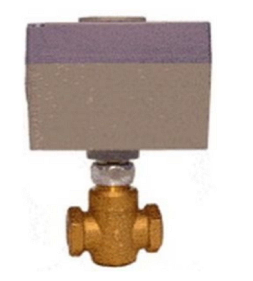 Siemens #264-02000, Powermite Valve w/Actuator, 2-Way, NC, 1/2" F x F, 0.4 Cv, NEW