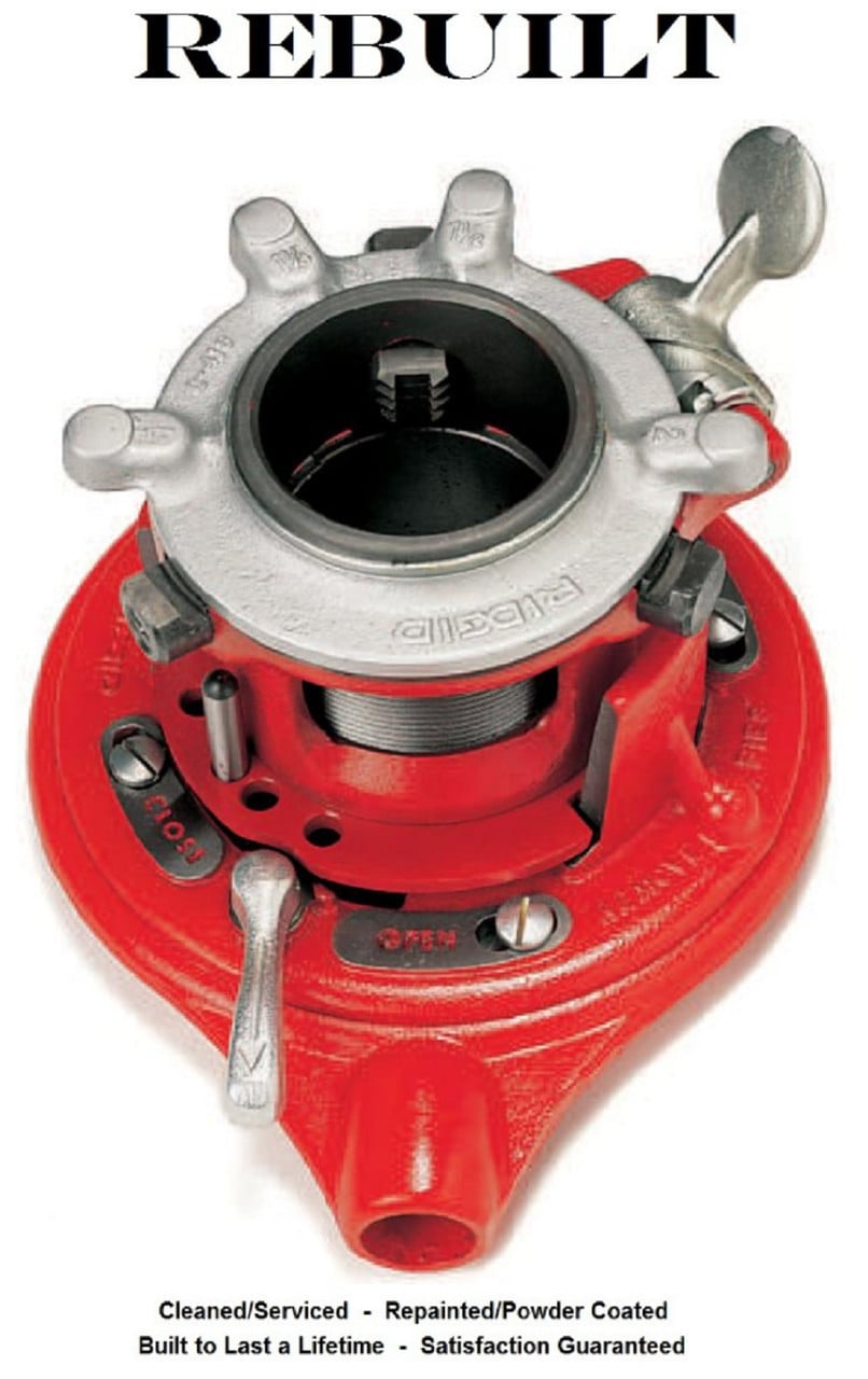 Ridgid #36570, Model 65R-TC Manual Receding Pipe Threader, 1" Capacity, Refurbished