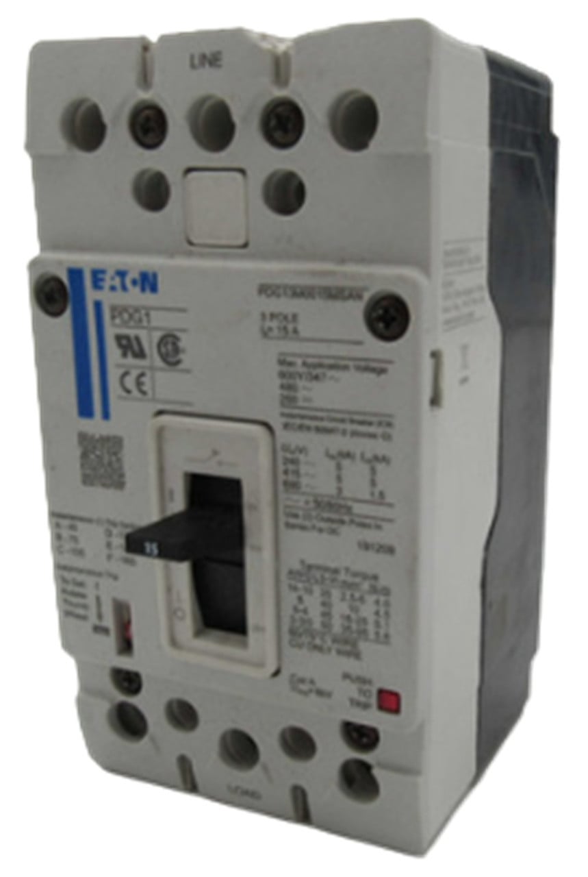 15 Amp, Eaton #PDG13M0015MSAN, Power Defense Motor Circuit Breaker, 65kA, 480 Volts, NEW