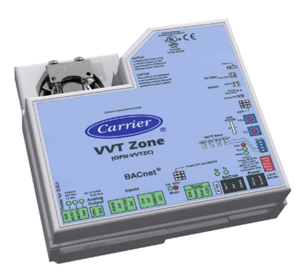 Carrier #OPN-VVTZC, VVT Zone Controller, Advanced Application Controller (B-AAC), NEW