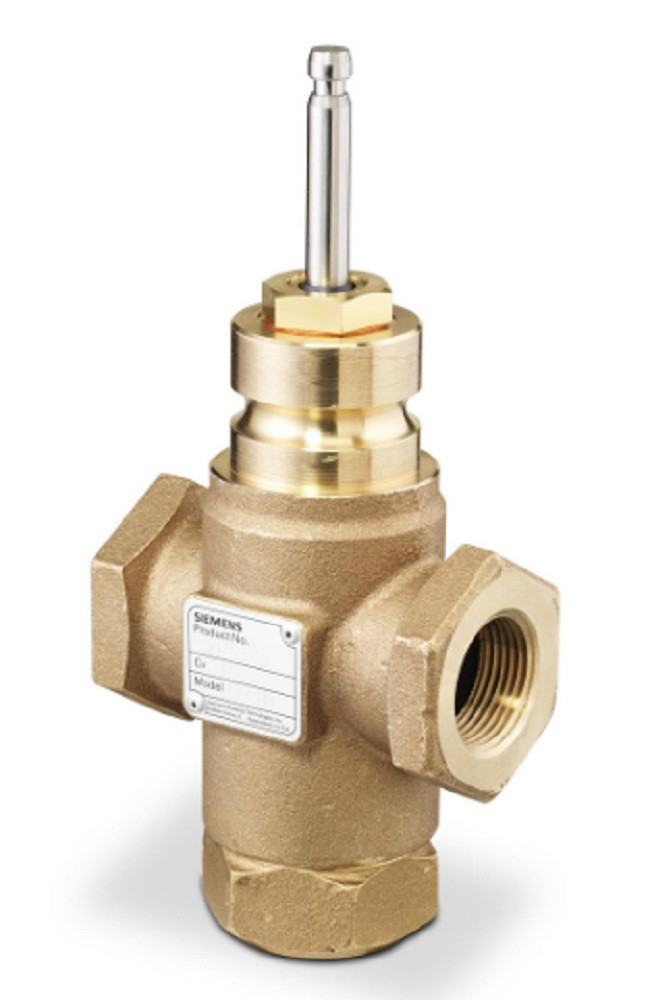 Siemens #599-03150, 3-Way 1-1/4" Flowrite Valve, Cv16, Stainless Steel Trim, F x F, NEW