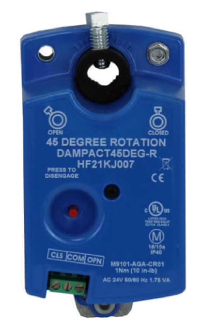 Carrier #DAMPACT45DEG-R, HF21KJ007 Damper Actuator, 45°, Replaces DAMPACT45°-A, NEW