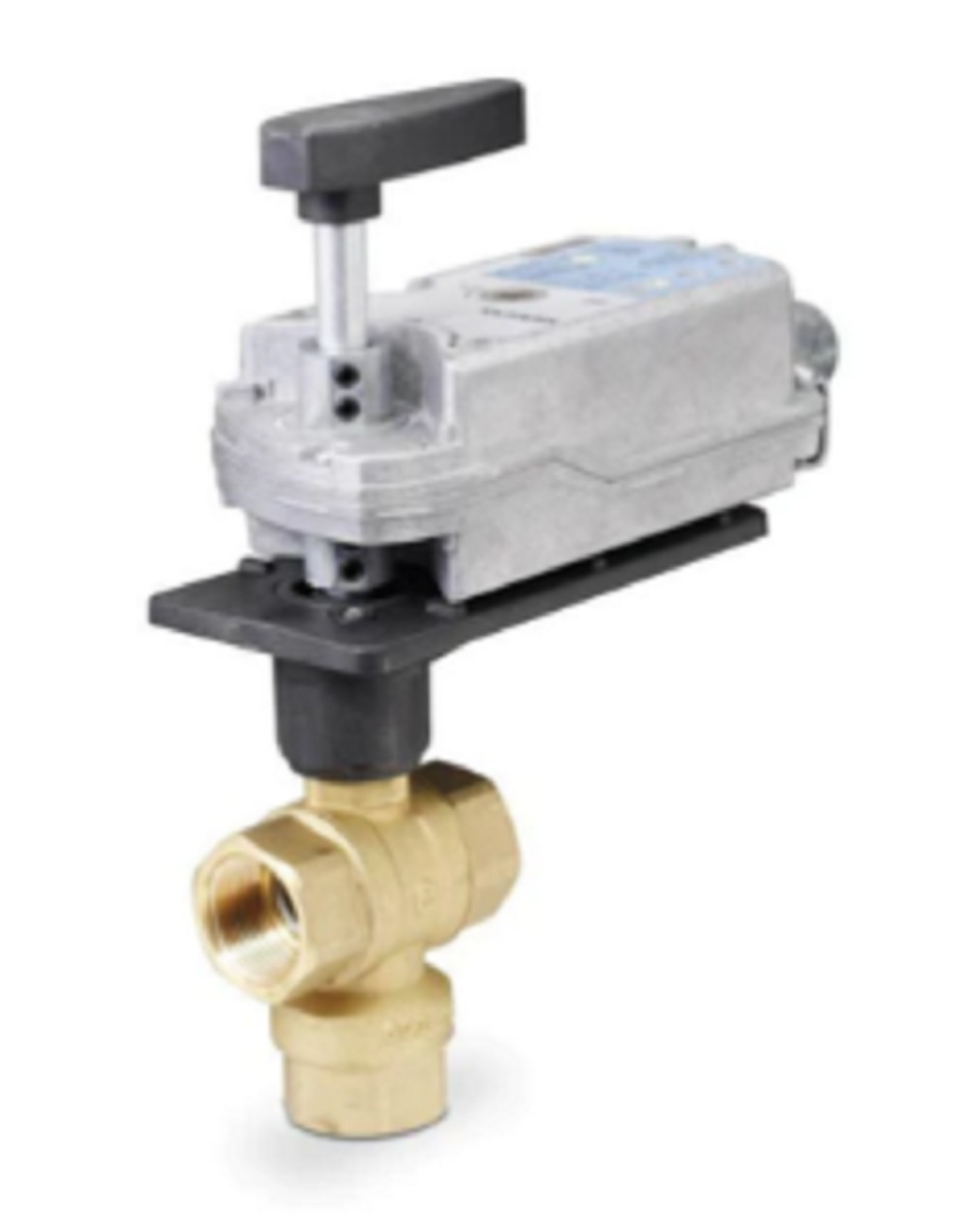 Siemens #171G-10363, 3-Way, 1", 25 Cv Ball Valve Coupled with Proportional, SR, NEW