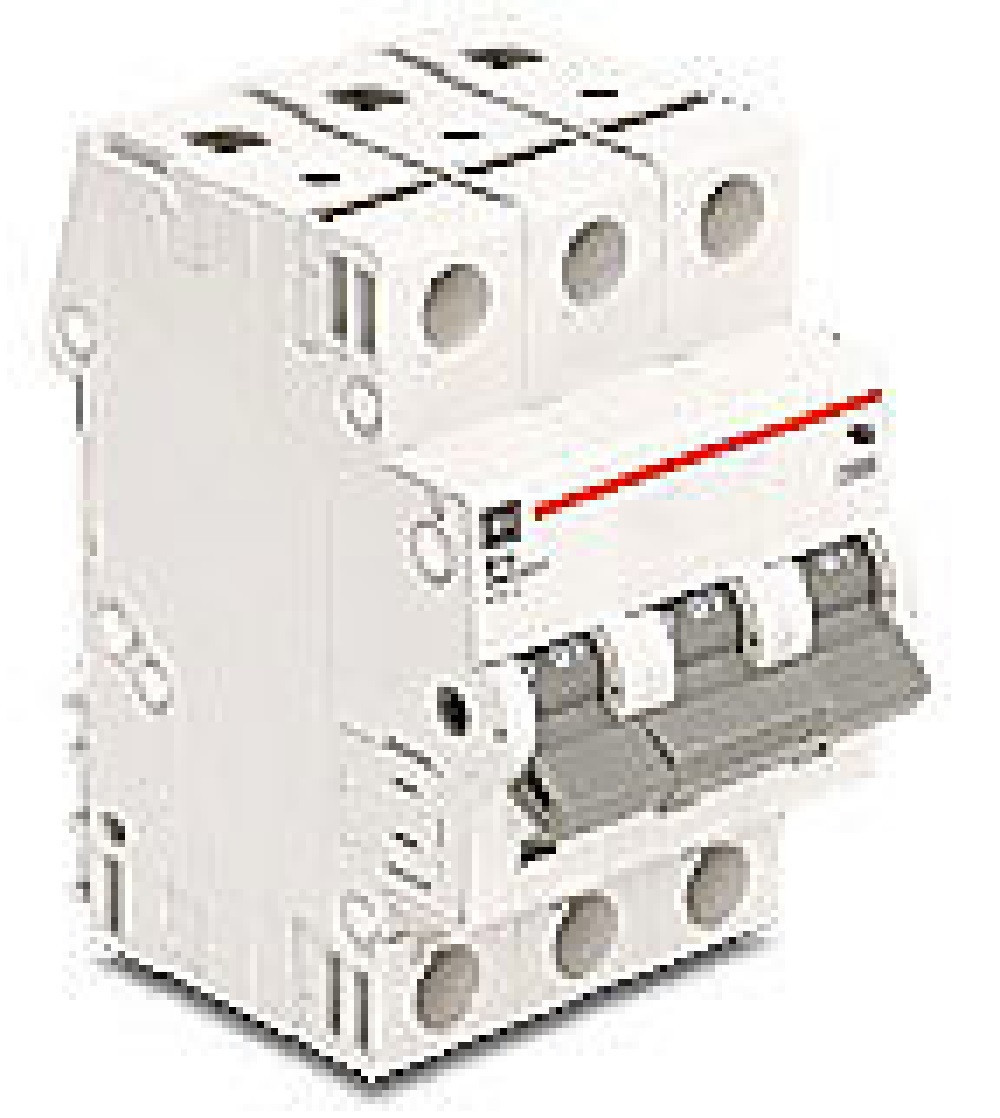6 Amp, Cutler-Hammer #WMS3D06, WMS Molded Circuit Breaker, 3 Pole, 3 phase, 240/480 Volts AC, NEW