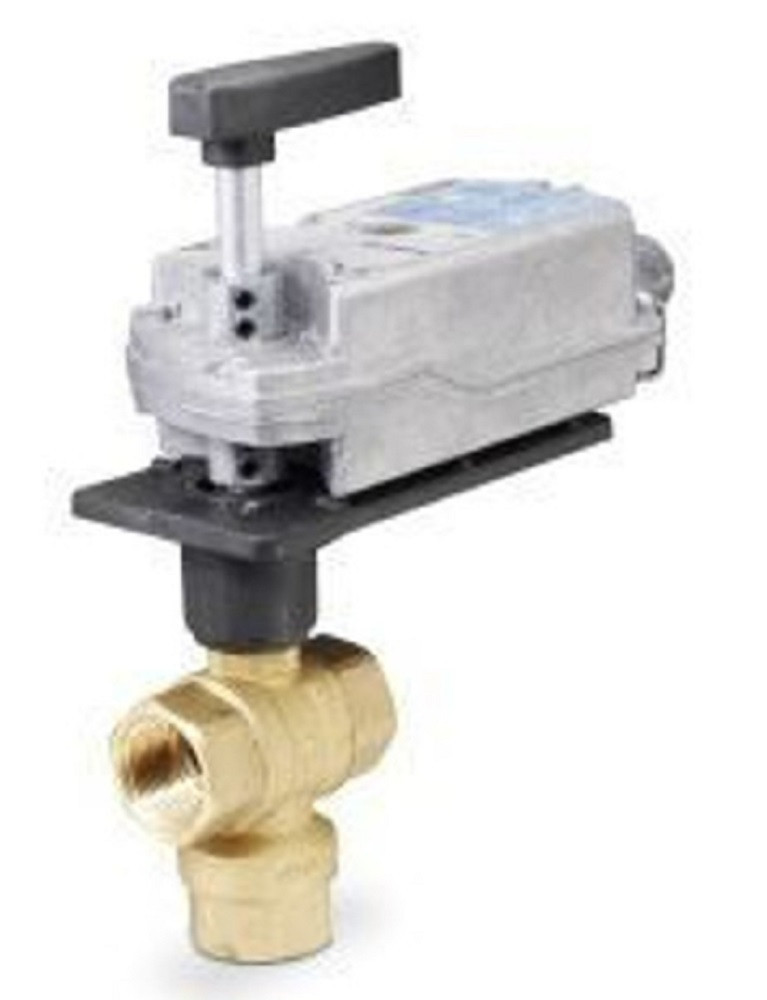 Siemens #171E-10354S, 599 Series 3-Way, 1/2", 2.5 Cv Stainless Steel Ball Valve, NEW