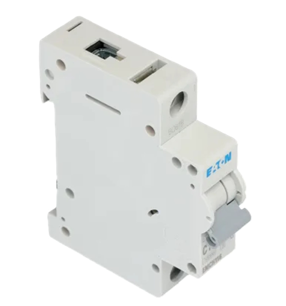 16 Amp, Eaton #EMCH116, MEMShield Miniature Circuit Breaker, 1-Pole, C Curve, NEW