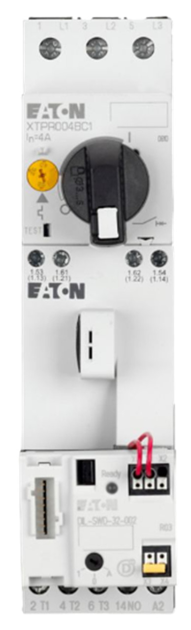 Eaton #XTPR004BC1, IEC Motor Control Manual Motor Protector, 4A, NEW