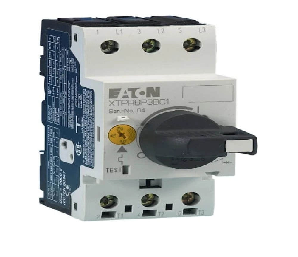 Eaton #XTPRP63BC1, XT Manual Motor Protector, 0.63A, NEW